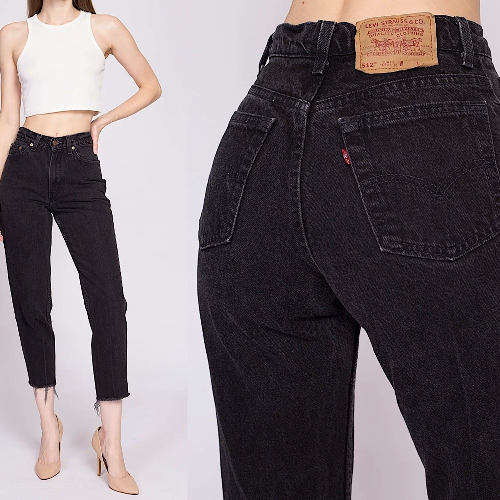 Vintage Levi's 512 Black Jeans